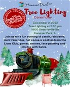 Tree Lighting Ceremony Flyer