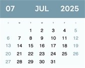 July calendar