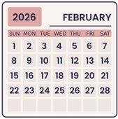 February 2026 calendar