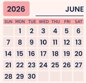 June 2026 Calendar 