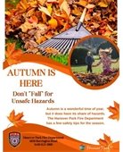 Autumn Safety Tips Flyer 