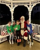 Photo of Santa with kids