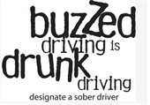Buzzed driving is drunk driving infogram