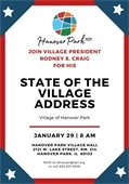 Mayor Craig's State of the Village Flyer