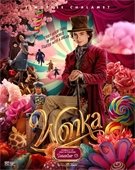 wonka movie flyer