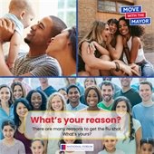 Flu Shot Flyer - What's your reason to get the flu shot?
