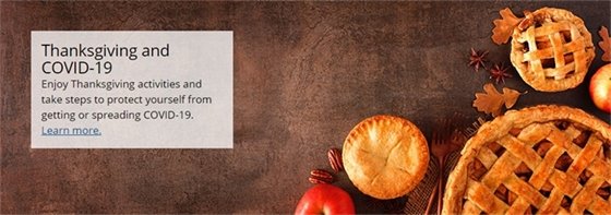 thanksgiving safety CDC graphic