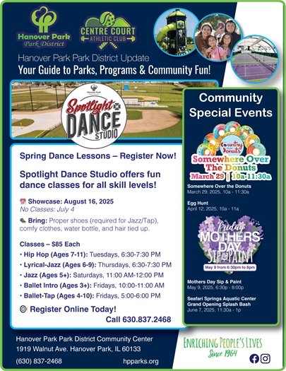 Hanover Park Park District Update