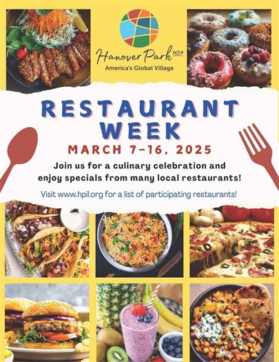 Restaurant Week March 7 -16, 2025