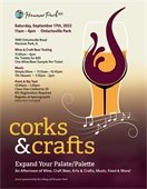 Corks and Craft Flyer