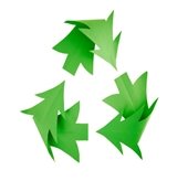 trees as recycling symbol