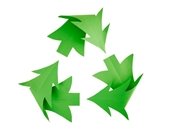 trees as recycling symbol