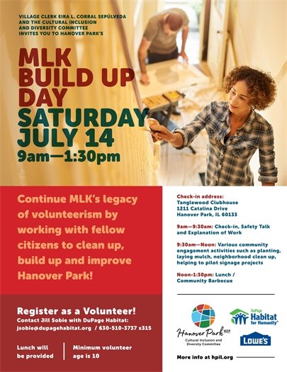 MLK Build Up Day Poster