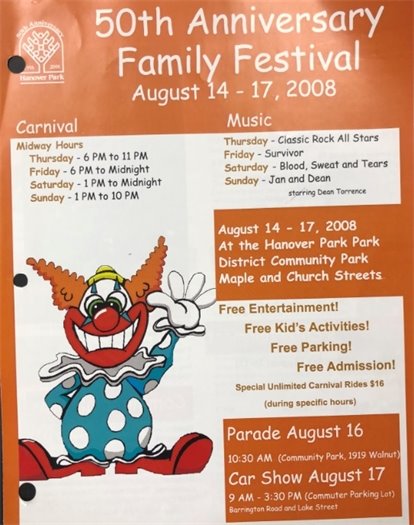 50th anniversary flyer