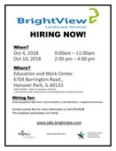 Hiring Event Flyer
