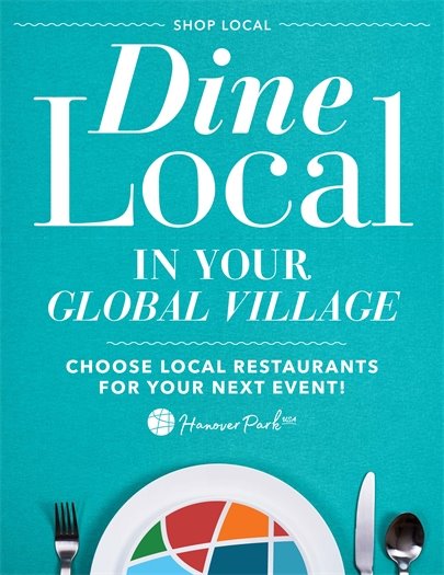 Dine Local Poster