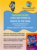 cops day makeup flyer