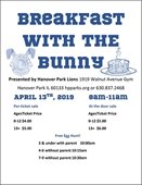 Breakfast with the Bunny flyer