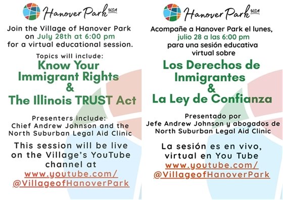 Know Your Immigrant Rights Flyer - English