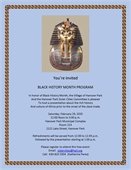 Black History Month Program