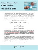 Pfizer Vax Site Flyer
