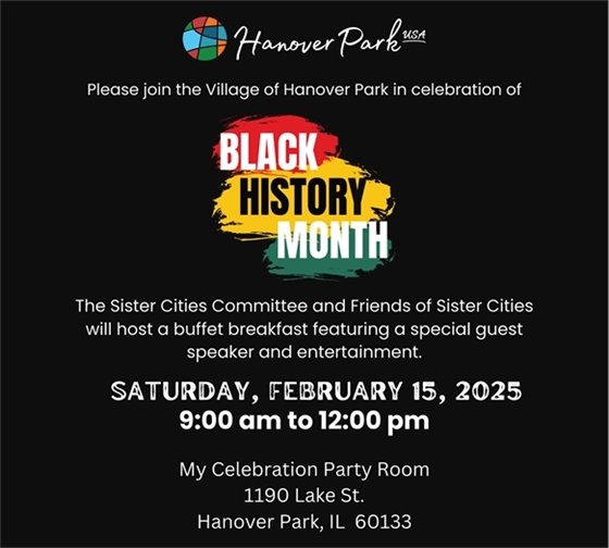 Black History Month Event - 2/15 9:00 am to 12:00 pm