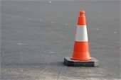 orange safety cone