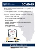 Evangel COVID Testing Flyer