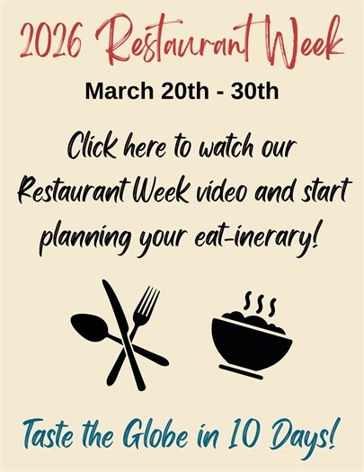 Click here to watch our Restaurant Week video and start planning your eat-inerary!