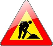 construction zone graphic