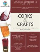 Corks and Crafts Flyer