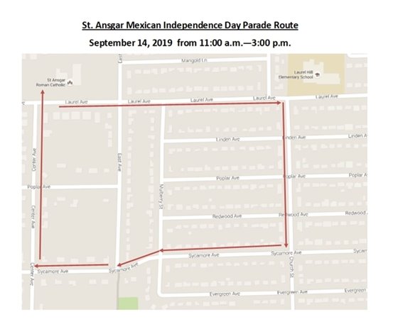 Parade Route Map