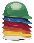 stack of hard hats picture