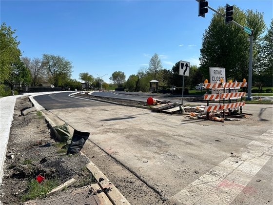 Photo of road being repaired
