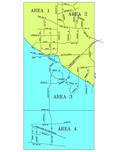 Fall Brush Pick-Up Map