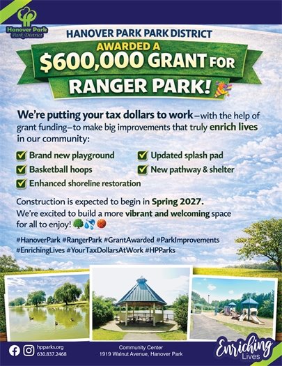 Hanover Park Park District Winter Playbook