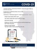 Evangel COVID Testing Flyer