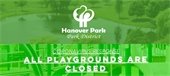 Park District park closed graphic