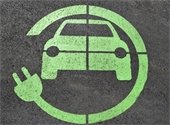 graphic representing electric vehicle