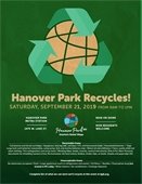 Hanover Park Recycling Event Flyer
