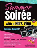 summer soiree flyer