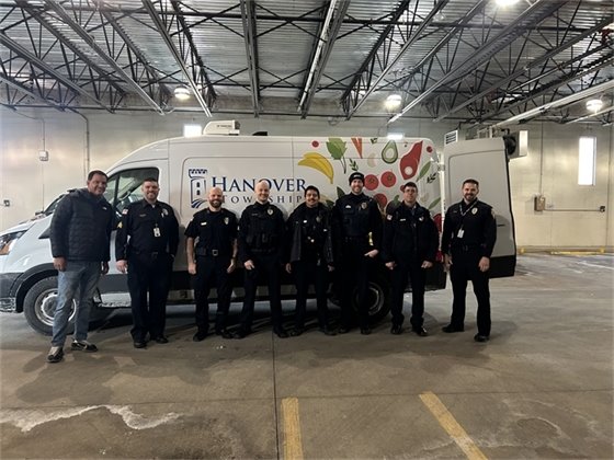 Hanover Township Food for Fines Visit