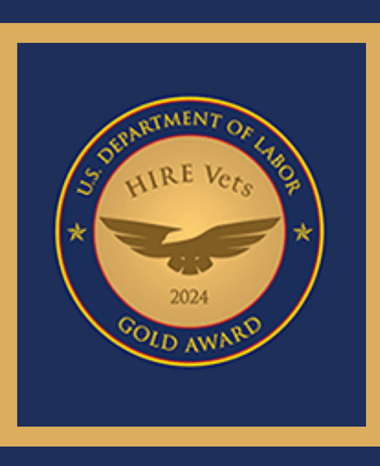 2024 HIRE Vets Medallion Award with border