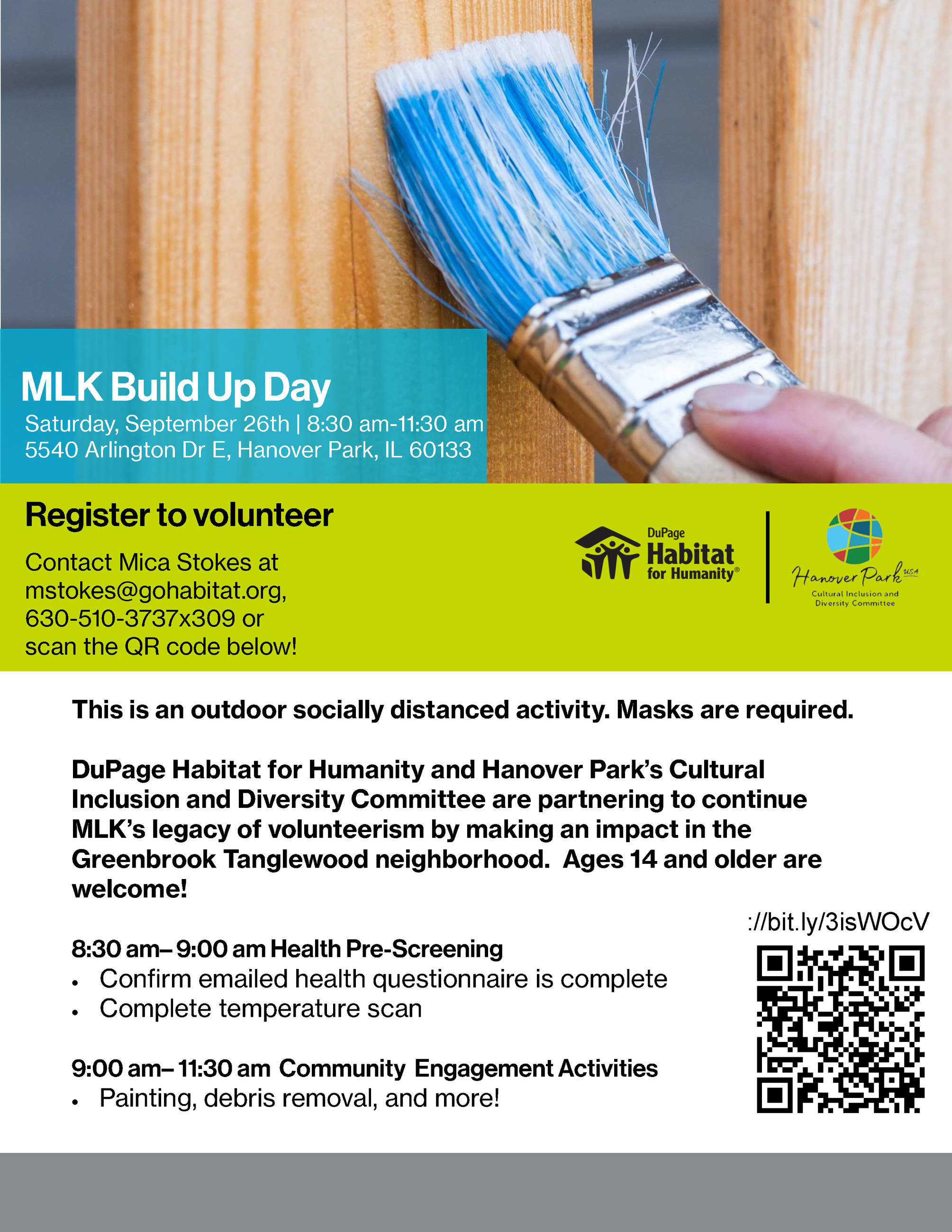 2020 MLK Build Up Day Flyer