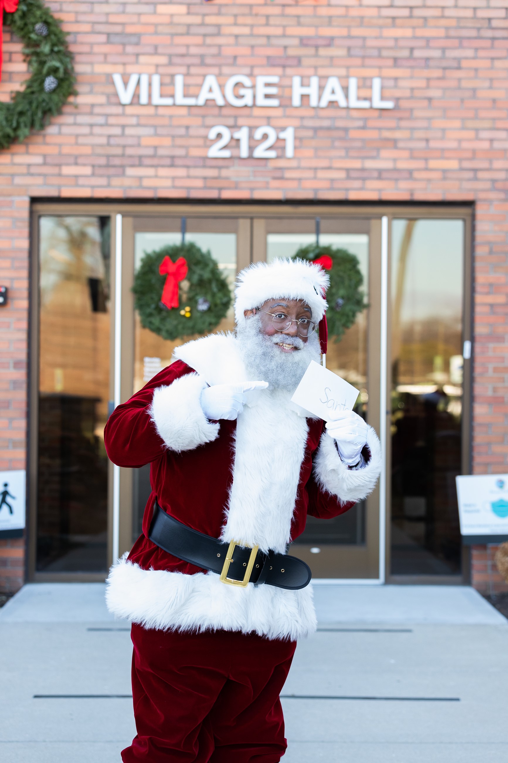 Santa Visits the Village of Hanover Park