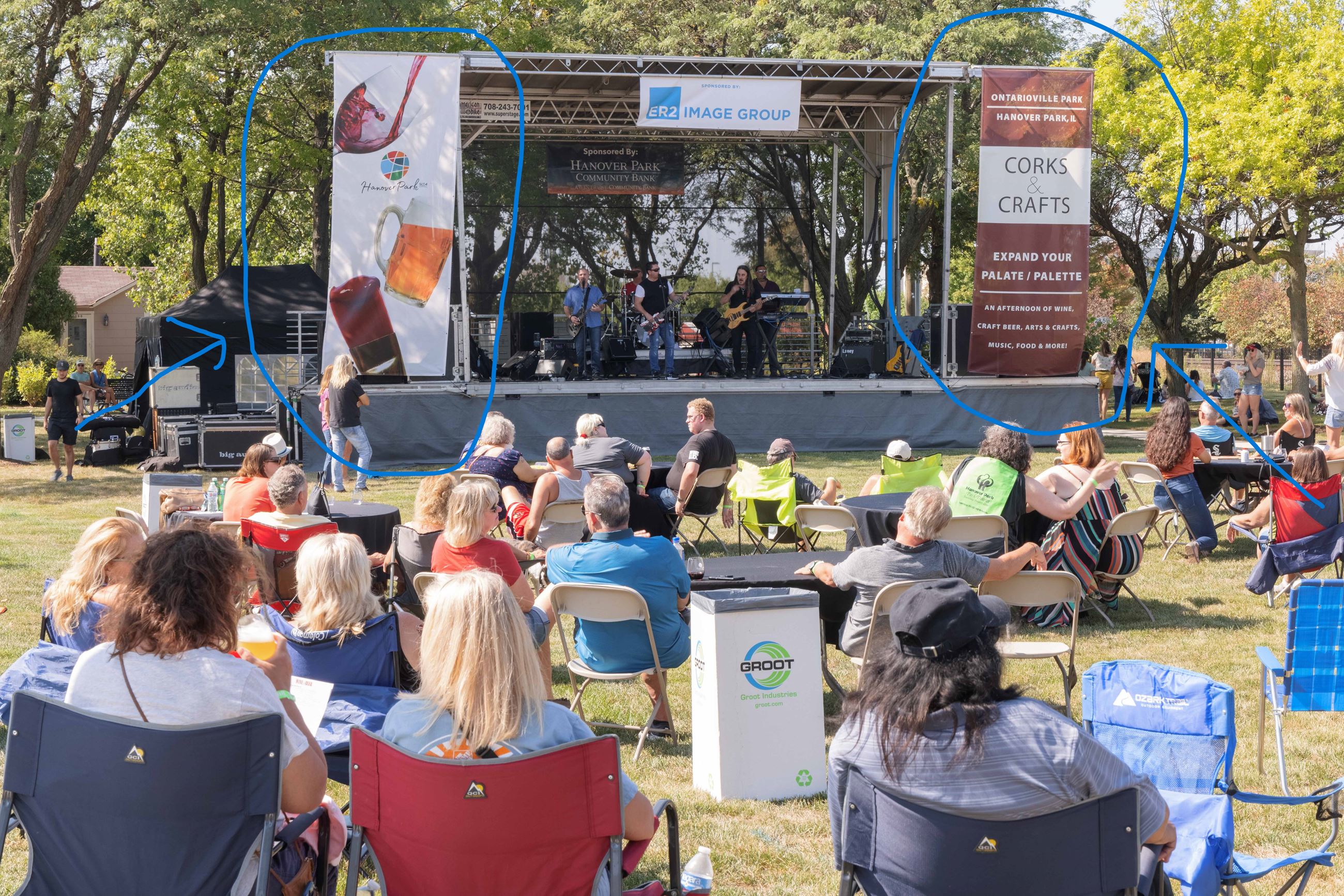 Side Banners for stage
