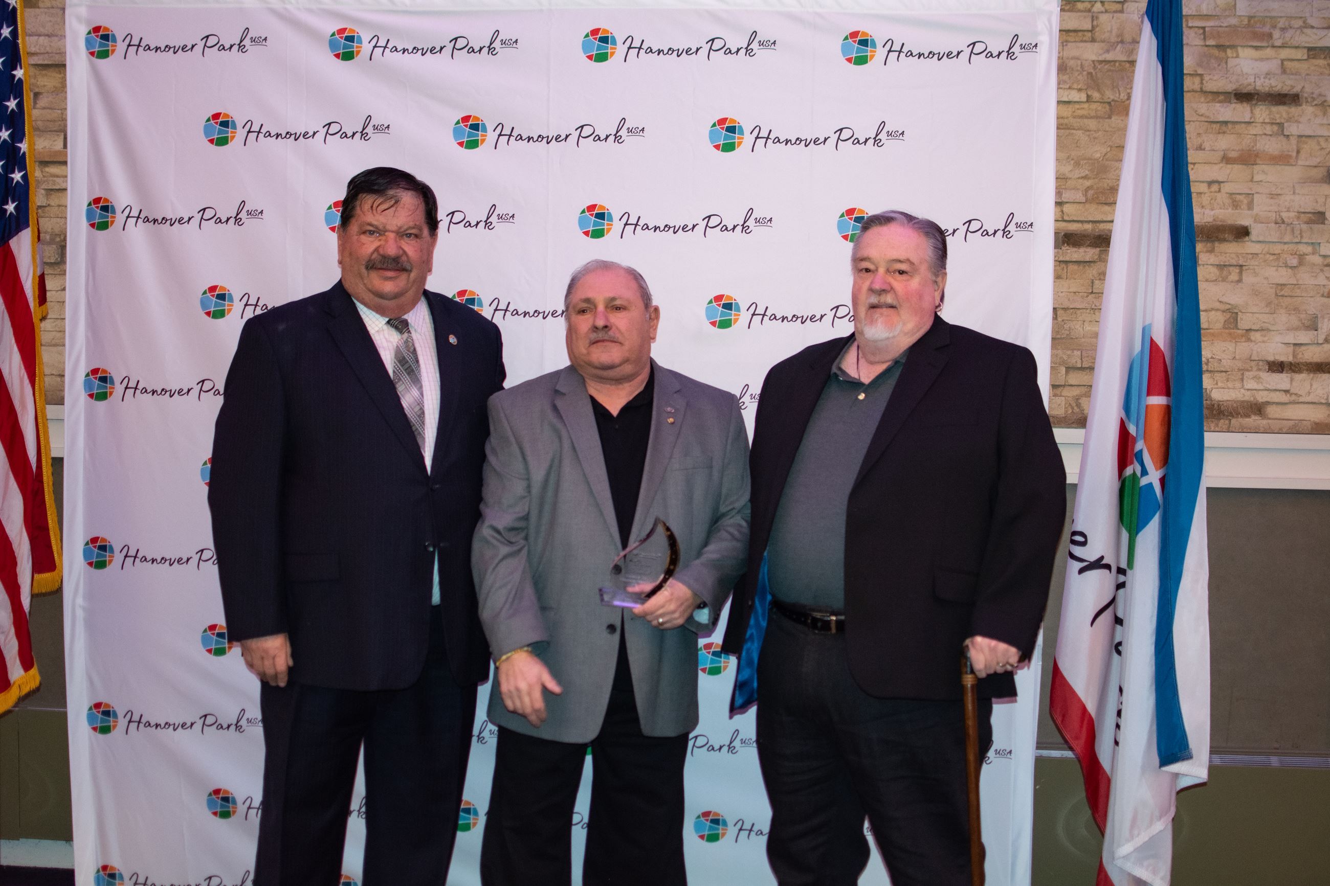 Dave Warkel with Mayor Craig