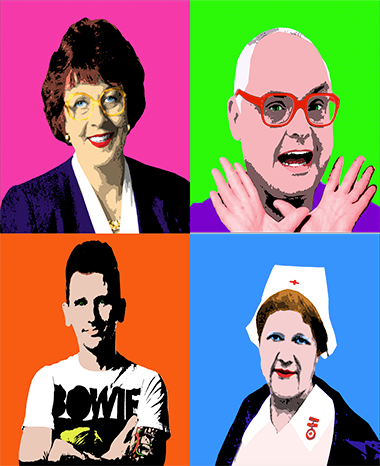 RESIZED Pop Art Challenge portraits