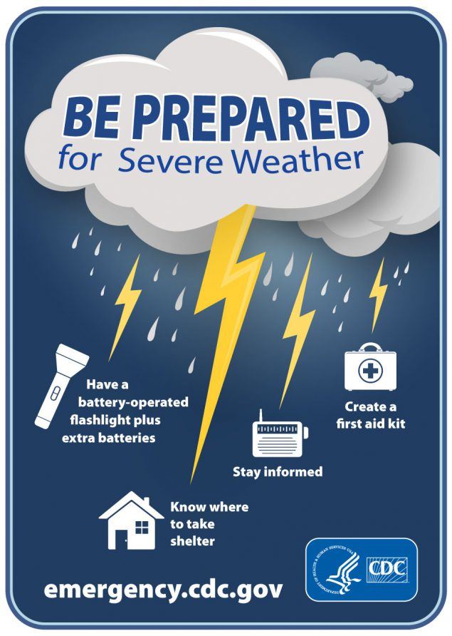 Be Prepared for Severe Weather