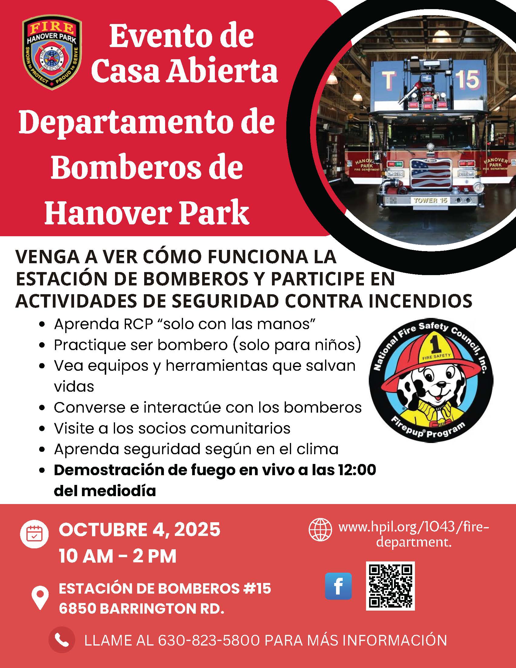 2025 Open House Flyer SPANISH